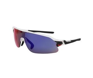 Nike, ,Accessories ,unisex ,Bianco ,ONE SIZE Occhiali da Sole Shield E Lenti a Specchio Multicolor
