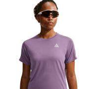Nike Acg Dri-fit Short-sleeve Trail Running Top Donna - Magliette Viola - Taglia 40 - Jersey di cotone Purple 40