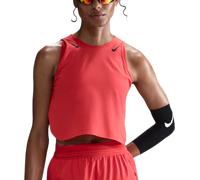 Nike AeroSwift crop Canotte e Top L Rosso