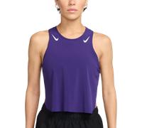 Nike AeroSwift crop Canotte e Top L Viola
