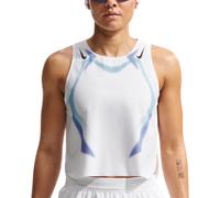 Nike AeroSwift crop Canotte e Top M Bianco