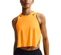 Nike AeroSwift crop Canotte e Top M Giallo