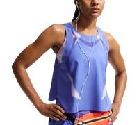 Nike AeroSwift crop Canotte e Top XS Azzurro