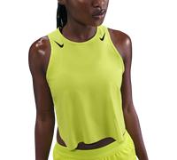 Nike AeroSwift crop Canotte e Top XS Giallo