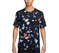 Nike Maglia da corsa Dri-Fit ADV Aeroswift AOP S/S Nero M