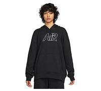 NIKE Air Fleece Pullover Hoodie (DM6059-010) Felpa Donna (L)