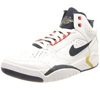 Nike Air Flight Lite Mid, Sneaker Uomo, White/Midnight Navy-University Red, 42.5 EU