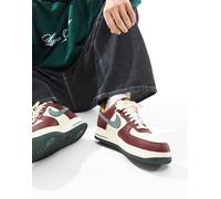 Nike - Air Force 1 '07 LV8 - Sneakers bordeaux, verde e vela-Rosso MW 6.5