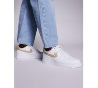 Nike - Air Force 1 '07 NN - Sneakers bianche e beige-Bianco WM 10.5