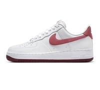 NIKE Air Force 1 '07, scarpe da ginnastica da donna, alla moda, Squadra Bianca Drago Rosso Adobe Rosso, 38.5 EU