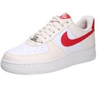 Nike Air Force 1 '07 Scarpe Donna (DC9486-109, Pale Ivory/White/Sail/University Red), Avorio pallido/bianco/vela/rosso universitario, 39 EU