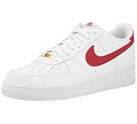 NIKE Air Force 1 '07, Scarpe Uomo, White Team Red White, 43 EU