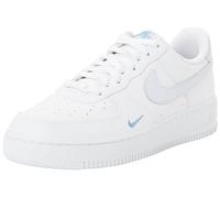 NIKE Air Force 1 '07, Sneaker Donna, White/Football Grey-Aegean Storm, 36 EU