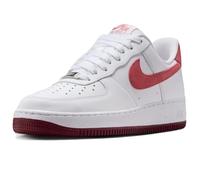 Nike Air Force 1 '07, Sneaker Uomo, White Adobe Team Red Dragon Red, 40.5 EU