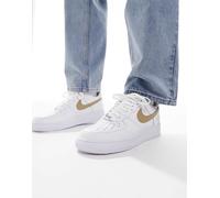 Nike - Air Force 1 '07 - Sneakers bianche e beige-Bianco MW 12.5