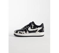 Nike - Air Force 1 '07 - Sneakers nere con stampa pezzata-Nero 37.5