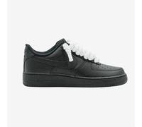 Nike Air Force 1 Black Rope Laces Custom White
