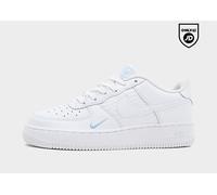 Nike Air Force 1 Emboss Junior, Bianco 38