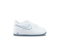 Nike Air Force 1 GS Scarpe per Il Tempo Libero per Bambini White/White/Work Blue/Metallic 39