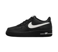 Nike Air Force 1 GS Sneaker da Donna | Scarpe Sportive in Pelle Nera per Donne | Stile Classico Streetwear con Suola in Gomma Robusta e Alta, Nero, 36.5 EU