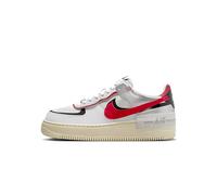 Nike FN6335-100 Nike Air Force 1 Shadow Donna, White/Gym Red-Black-Metallic Silver EU 42