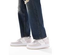 Nike Air Force 1 - Sneakers '07 bianche e crema-Grigio MW 9