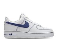 NIKE Air Force 1 '07 LV8, Sneaker Uomo, White/Deep Royal Blue, 42 EU