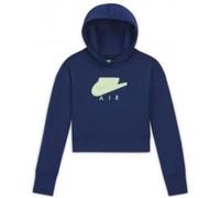 Nike Air Ft Hbr Camicia, Blue Void/Lime Glow, M Unisex-Bambini