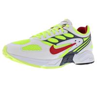 Nike Air Ghost Racer - Scarpe Running Uomo, Multicolore (White/Atom Red-Neon Yellow-Dark Grey 100), 41 EU