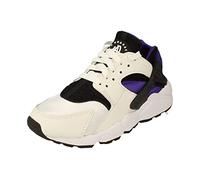 Nike Air Huarache, Scarpe da Ginnastica Donna, Bianco Nero Viola 105, 36 EU