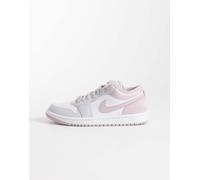 Nike - Air Jordan 1 Low - Sneakers basse bianche e rosa-Viola WM 11