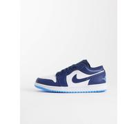 Air Jordan 1 Low Scarpe Uomo (Midnight Navy/White/University Blue), Blu navy/Bianco/Blu universitario, 11