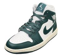 Nike AIR JORDAN 1 MID Donne - Sneakers Pelle e Sintentico Bianco Verde - 43 EU