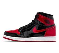 Nike Air Jordan 1 Mid (GS) - Scarpe da basket da uomo, Nero/Bianco/Rosso, 42.5 EU