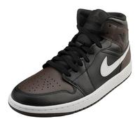 Nike AIR JORDAN 1 MID Mens Fashion Trainers Marrone Nero - 42.5 EU