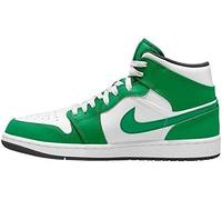 NIKE Air Jordan 1 Mid, Scarpe da Ginnastica Uomo, Lucky Green Black White, 44.5 EU