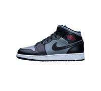 Nike Air Jordan 1 Mid Se Scarpe da Basket da Uomo, 22 EU, Black Gym Red Particle Grey, 37 EU