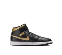 Jordan 1 Mid male Scarpe - Nero - Cuoio, Sintetico - Foot Locker Black 44
