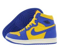 Nike Air Jordan 1 Retro Hi - Sneaker da Donna, Taglia 43 EU, Giallo Blu, 43 EU