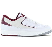 NUOVO Air Jordan 2 Retro Low - Scarpe Sneakers Uomo Bianco-Rosso DV9956-103...