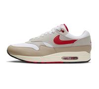 NIKE Air Max 1 HF4312 - Scarpe da ginnastica da uomo (Bianco/Crema II/Limestone/University Red 100)