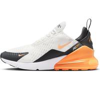 Nike Air Max 270 Schuhe für Herren, Scarpa Uomo, Summit White Laser Orange Antracite, 44.5 EU