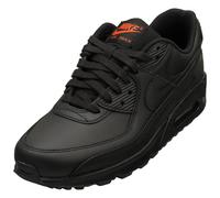 Nike AIR MAX 90 Classic Trainers Uomo Nero Arancione - 41 EU