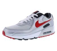 NIKE Air Max 90 Icone Argento Bullet-42 Uomo, Photon Dust University Rosso 001, 42 EU