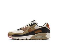 Nike Air Max 90, Sneaker Donna, Phantom Lt British Tan Black Fire Red, 37.5 EU