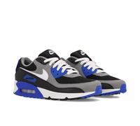 NIKE Air Max 90, Sneaker Uomo, Black White Lyon Blue Varsity Maize, 42.5 EU