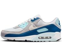 Nike Air Max 90, Sneaker Uomo, Pure Platinum/White-Glacier Blue, 41 EU