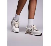 Nike - Air Max 90 - Sneakers bianche e marroni effetto pitonato-Neutro WM 10