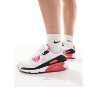 Nike - Air Max 90 - Sneakers bianche, nere e rosa 36