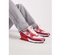 Nike - Air Max 90 - Sneakers bianche, rosa e bordeaux-Bianco MW 10.5